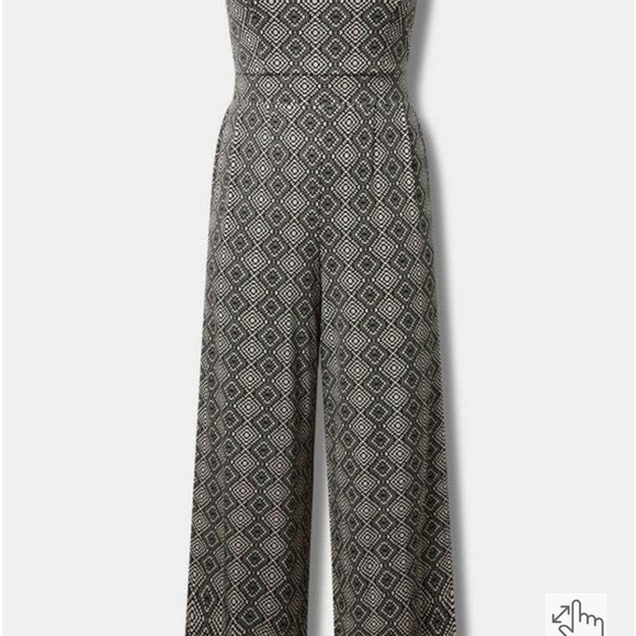 NWT 2x Studio Knit Tube Top Wide Leg Jumpsuit - Picture 6 of 6